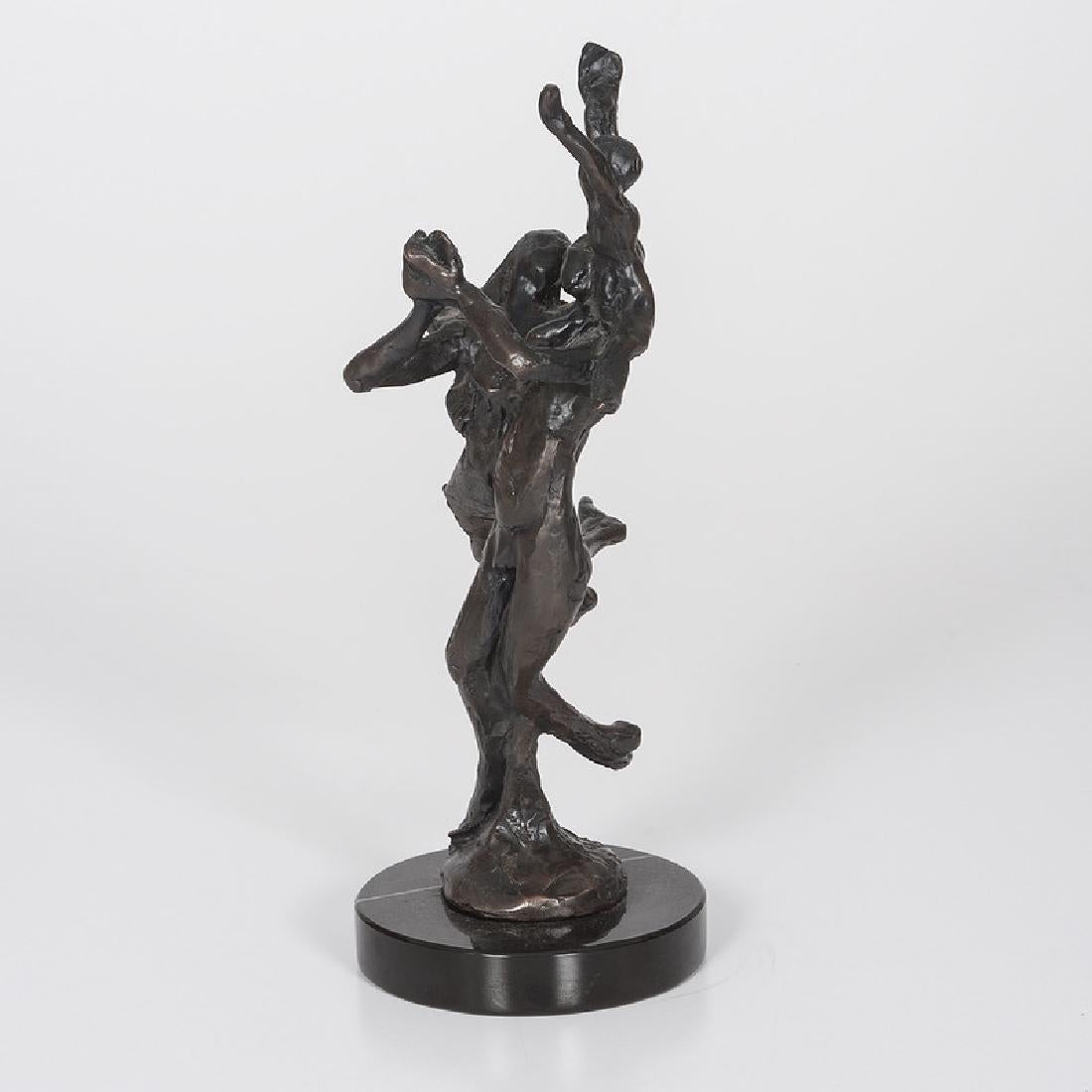 Bronze Modern Sculpture, The Family, Dancing, French German Artist Gerard Koch For Sale 4