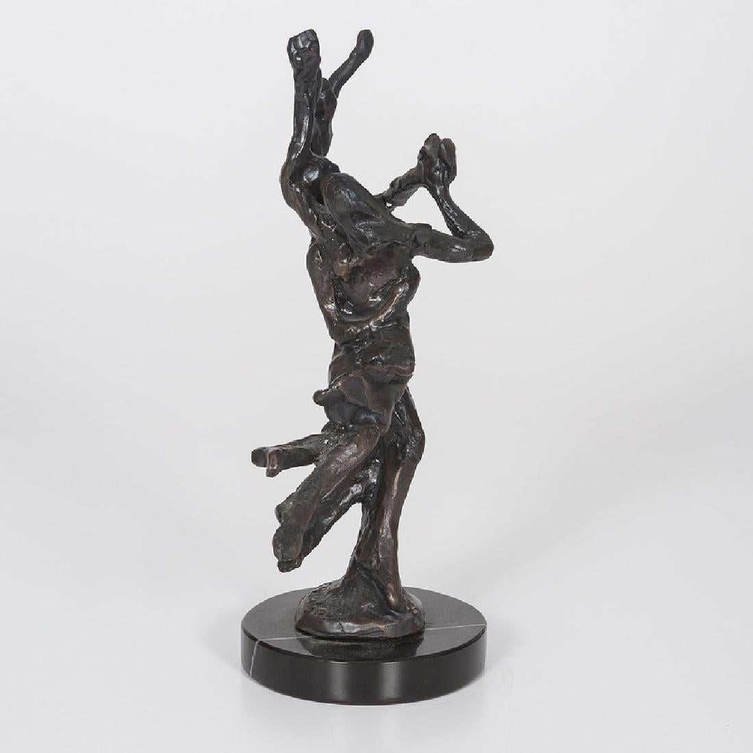 Moderne Bronzeskulptur aus Bronze, Familie, Tanz, Französisch-deutsche Künstler Gerard Koch im Angebot 5