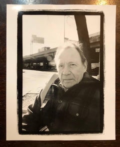 Vintage Signed Silver Gelatin Photograph Portrait Print of Anthony Haden Guest