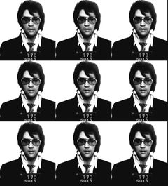 "Elvis Nixon Mugshot" Impresión 39 x 36 pulgadas Ed. de 75 por Gerard Marti
