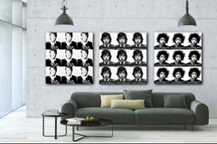 "Elvis Shelby Mugshot" Print on canvas 39 x 36 inch Ed. of 75 by Gerard Marti