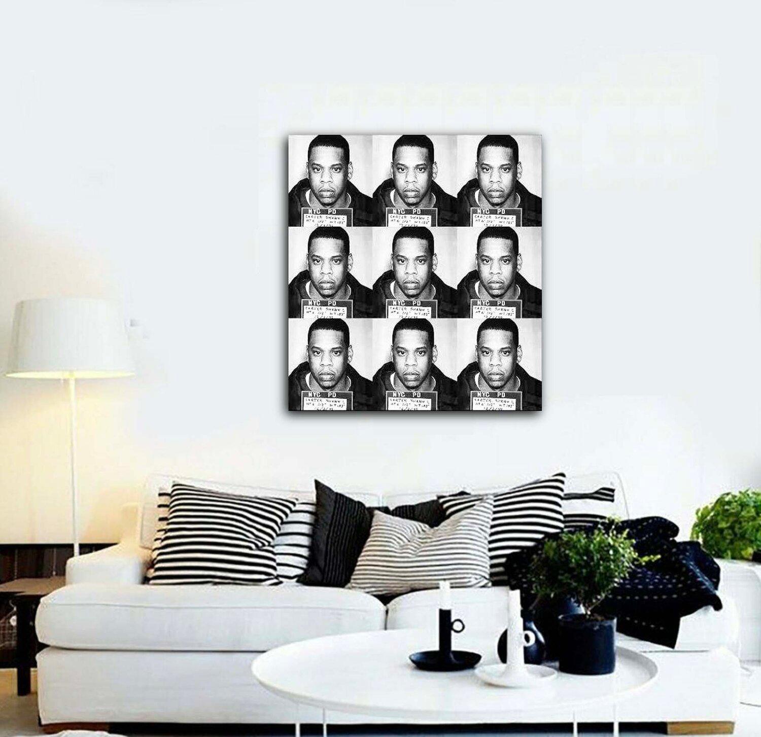 „Jay Z mugshot“ Druck 39 x 36 Zoll Ed. of 75 von Gerard Marti, Druck im Angebot 1