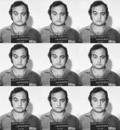 "John Belushi Mugshot" Print on canvas 39 x 36 inch Ed. of 75 by Gerard Marti