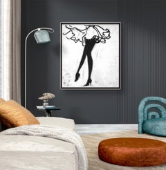 "La Parisienne II" Lithograph Print 40 x 35 inch Ed. of 50 by Gerard Marti