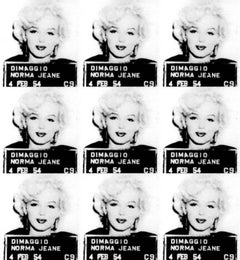 "Marilyn Monroe Mugshot" Impresión 39 x 36 pulgadas Ed. de 75 por Gerard Marti
