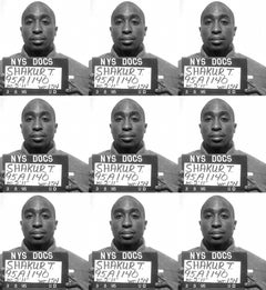 „Tupac Shakur Krugshot“ Druck 39 x 36 Zoll Auflage von 75 Exemplaren von Gerard Marti