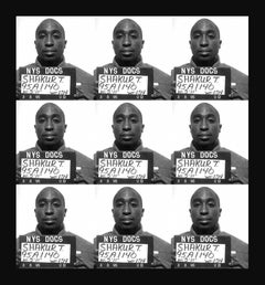 "Tupac Shakur mugshot" Print on canvas 39 x 36 inch Ed. of 75 by Gerard Marti