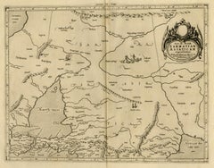 Ancient map of South Russia and Black Sea by Mercator - Engraving - 17th c