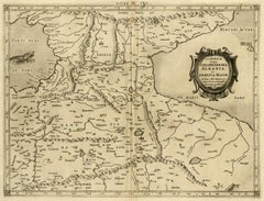 Old map of Georgia, Armenia and Azerbaijan by Mercator - Engraving - 17th c.