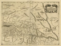 Old map of Himalayas, N. India and Afghanistan by Mercator - Engraving - 17th c.