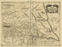 Antique Old map of Himalayas, N. India and Afghanistan by Mercator - Engraving - 17th c.