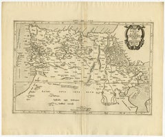 Ptolemaic map of North Africa, Libya, Egypt by Mercator - Engraving - 17th c