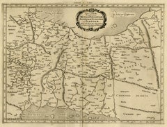Ptolemaic map - Persian Gulf to the Caspian Sea by Mercator - Engraving - 17th c