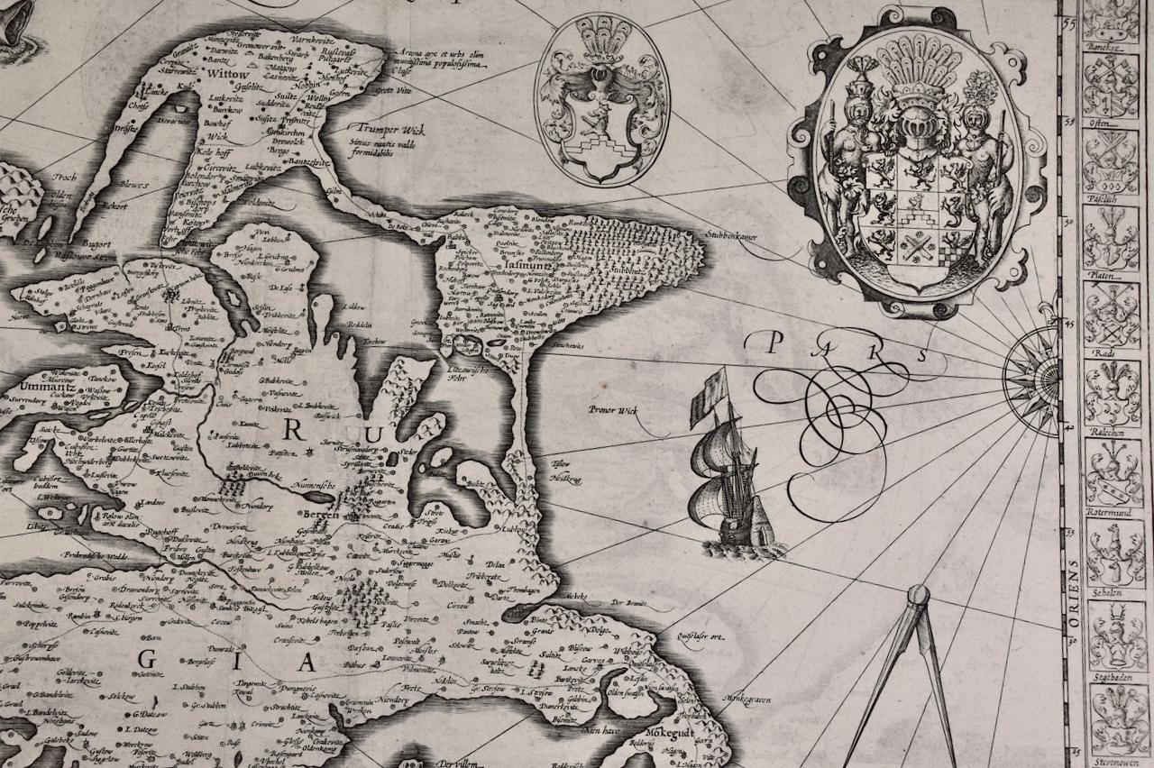 Il s'agit d'une carte du début du XVIIe siècle intitulée 