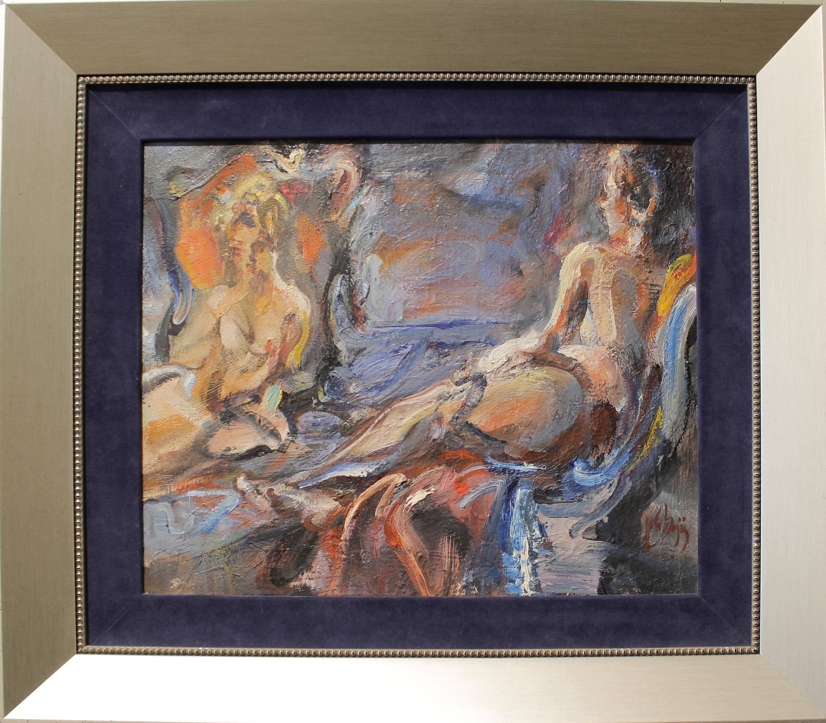 Woman in front of mirror. For Sale 1