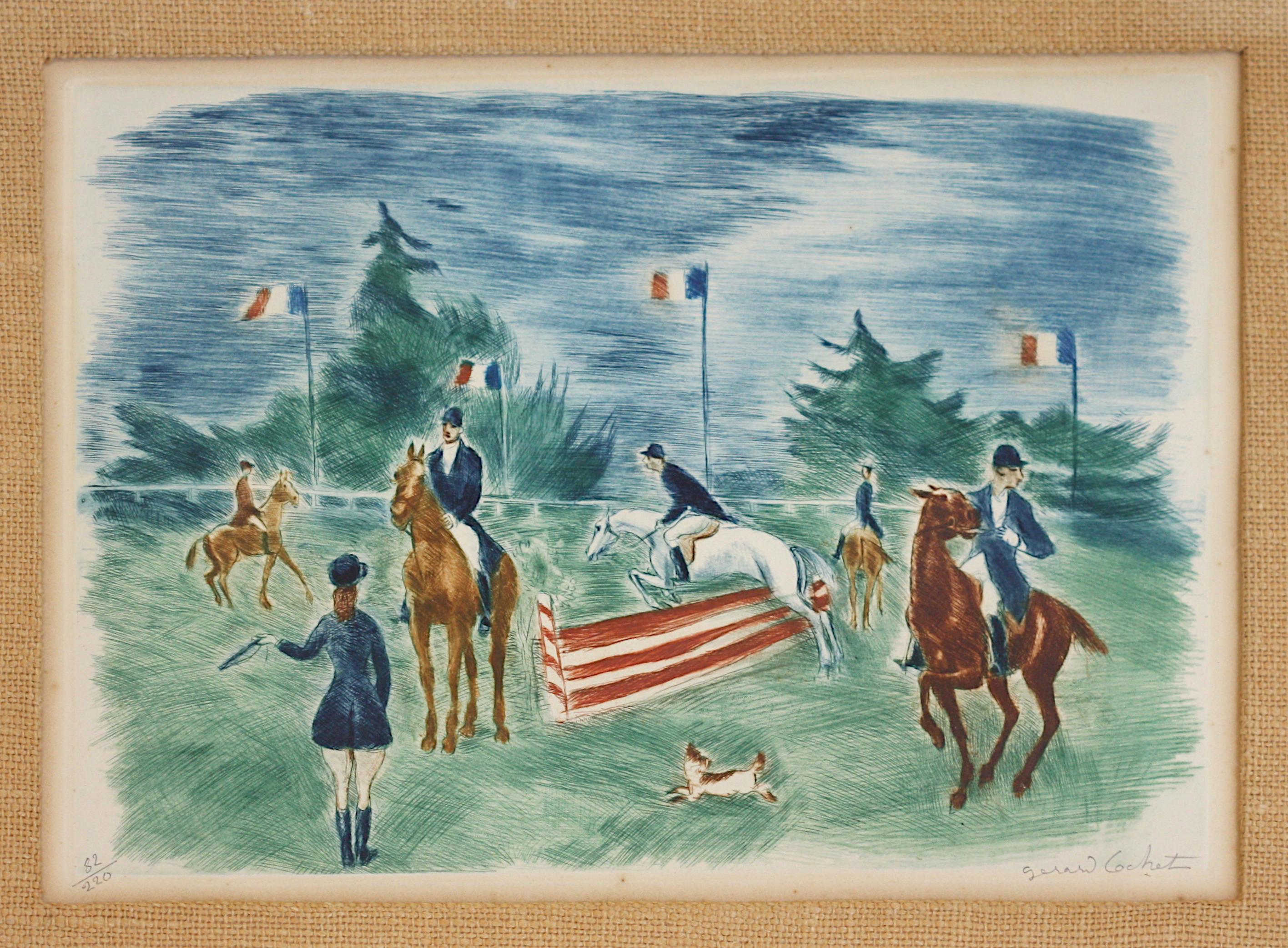 Paper Gerard-Paul Cochet, (French, 1888-1969) Lithograph For Sale