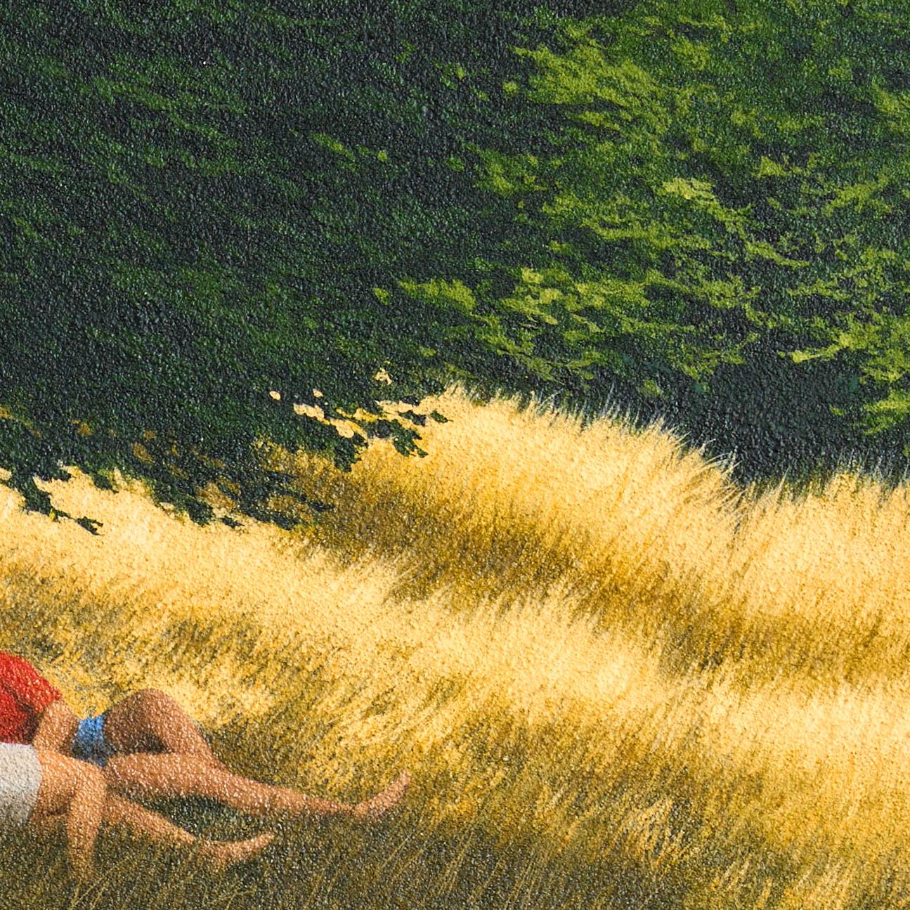 Gérard Schlosser (1931-2022) ist ein renommierter französischer Künstler, der für seine hyperrealistischen figurativen Gemälde bekannt ist, die filmische und oft erotische private Momente einfangen.

Schlossers Meisterschaft als Kolorist ist der