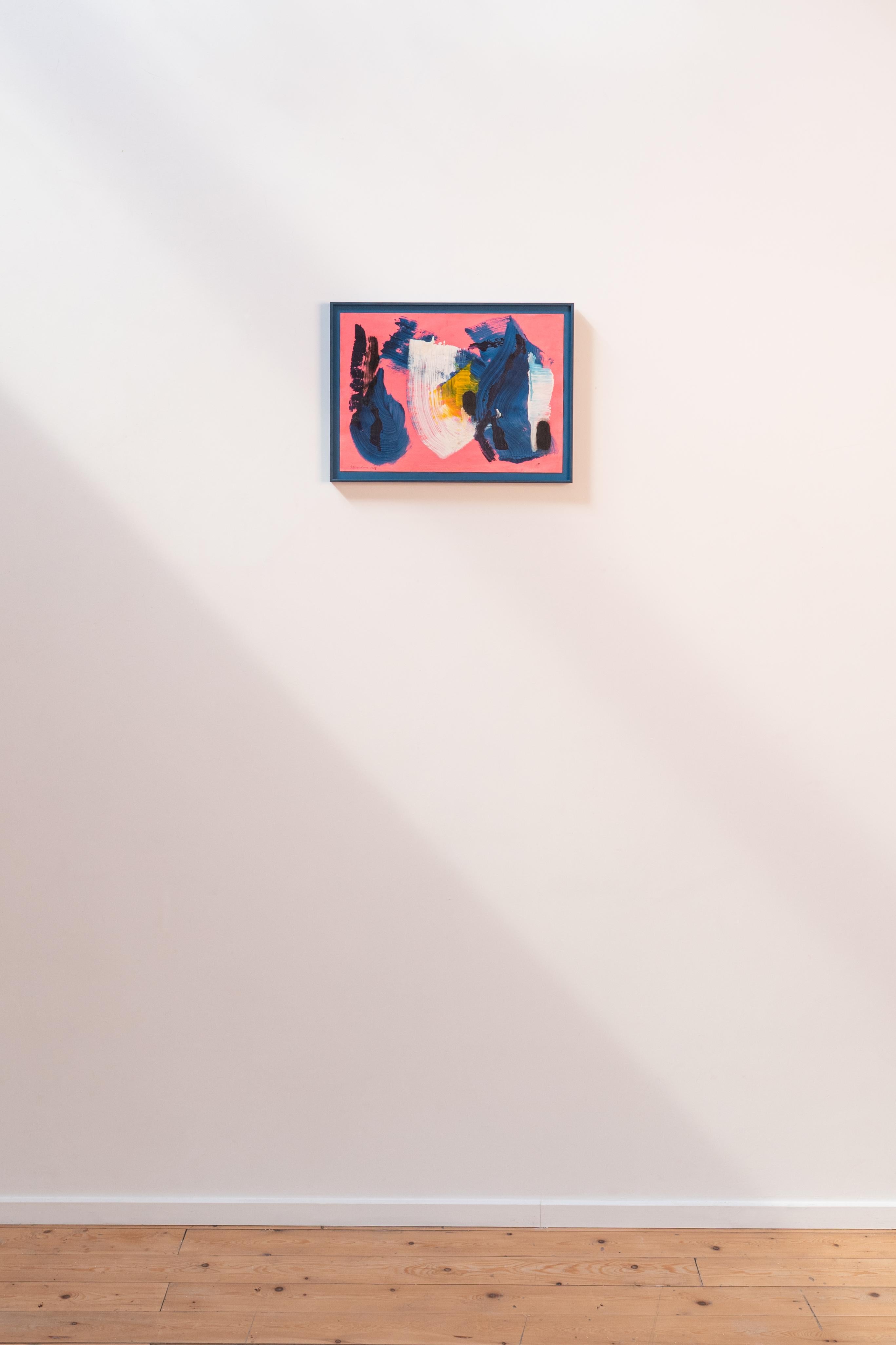 A. Gérard Schneider (1896-1986) è stato un pittore svizzero. 
Uno dei principali pionieri dell'Astrazione Lirica, una forma gestuale e personale di astrazione, insieme a Hans Hartung e Pierre Soulages, Hans Schneider è stato esposto a Parigi presso