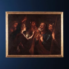 The Denial of Saint Peter by Gerard Seghers Oil on Canvas XVI Cent.