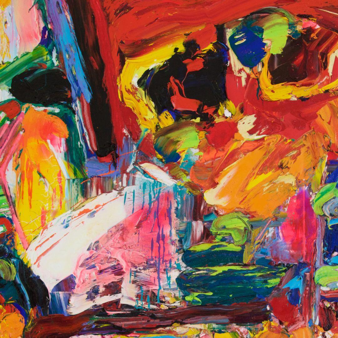 Jardin d'Hiver, Gérard Stricher - Painting by Gerard Stricher