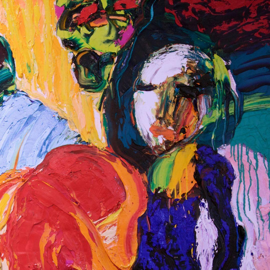 La Chambre Interdite – Painting von Gerard Stricher