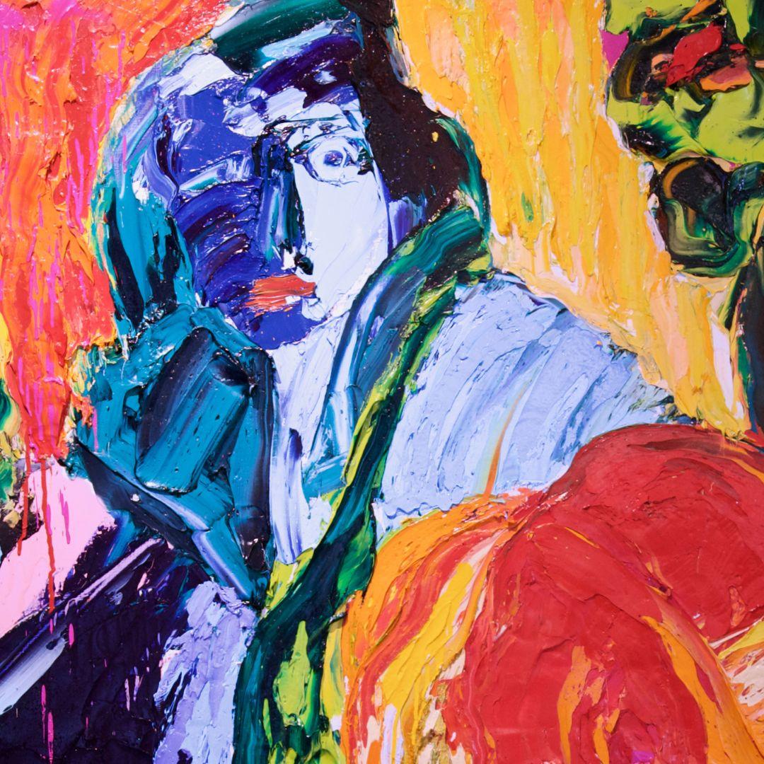La Chambre Interdite (Abstrakt), Painting, von Gerard Stricher