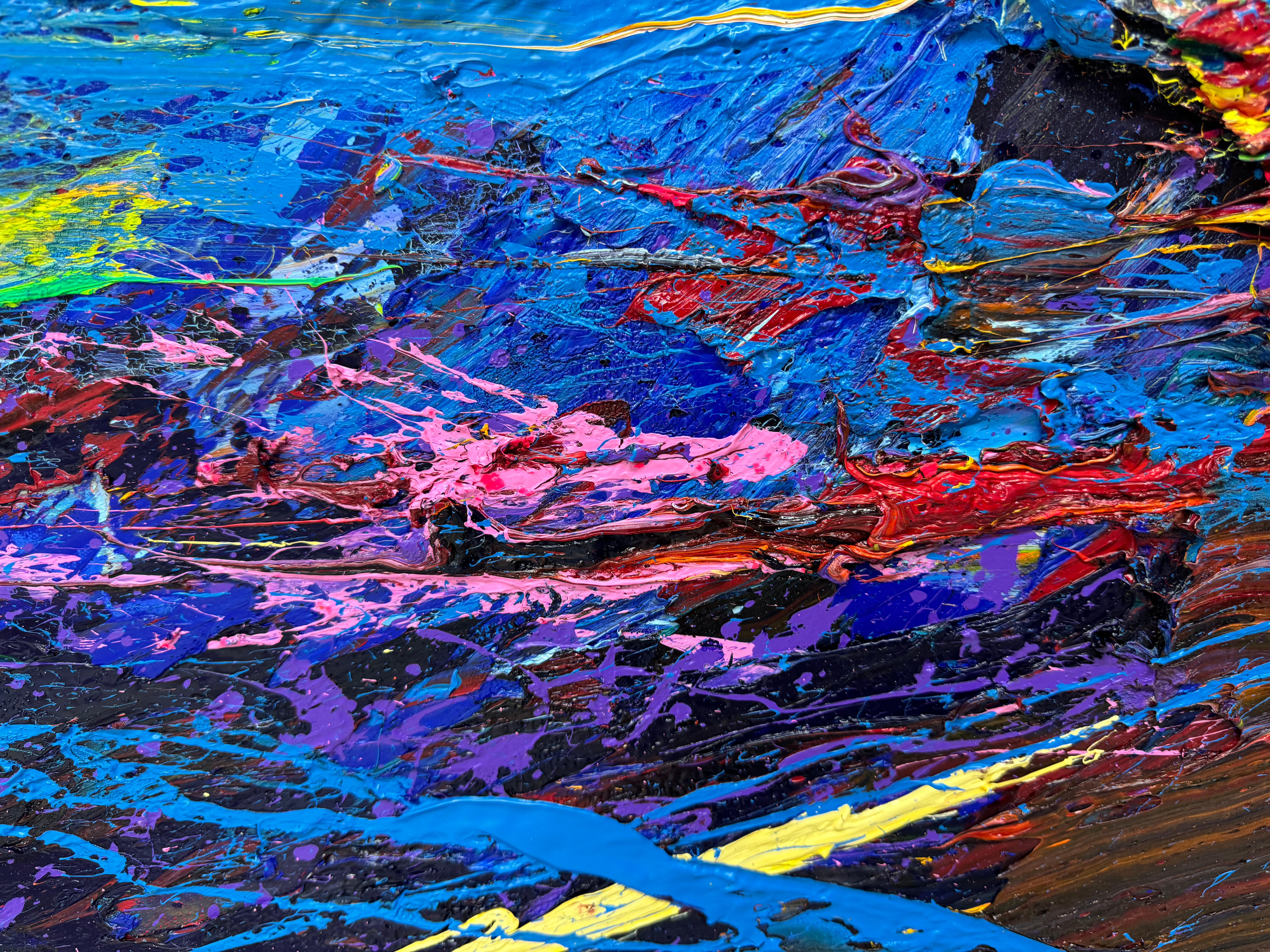 La Closerie, Gérard Stricher (Abstrakt), Painting, von Gerard Stricher
