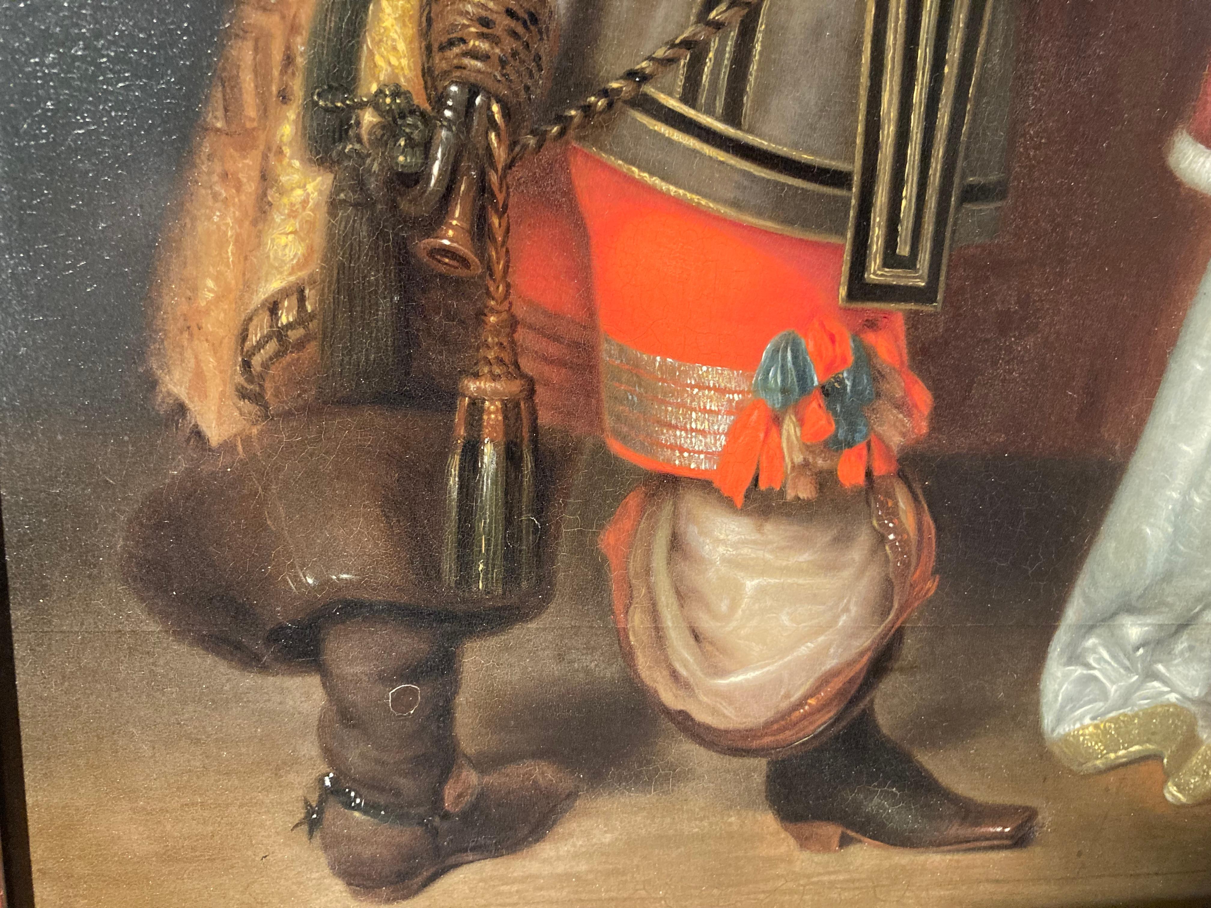 Ter Borch, Intérieur avec des femmes élégantes et un homme, La lettre, Le maître ancien - Painting de Gerard ter Borch the Younger