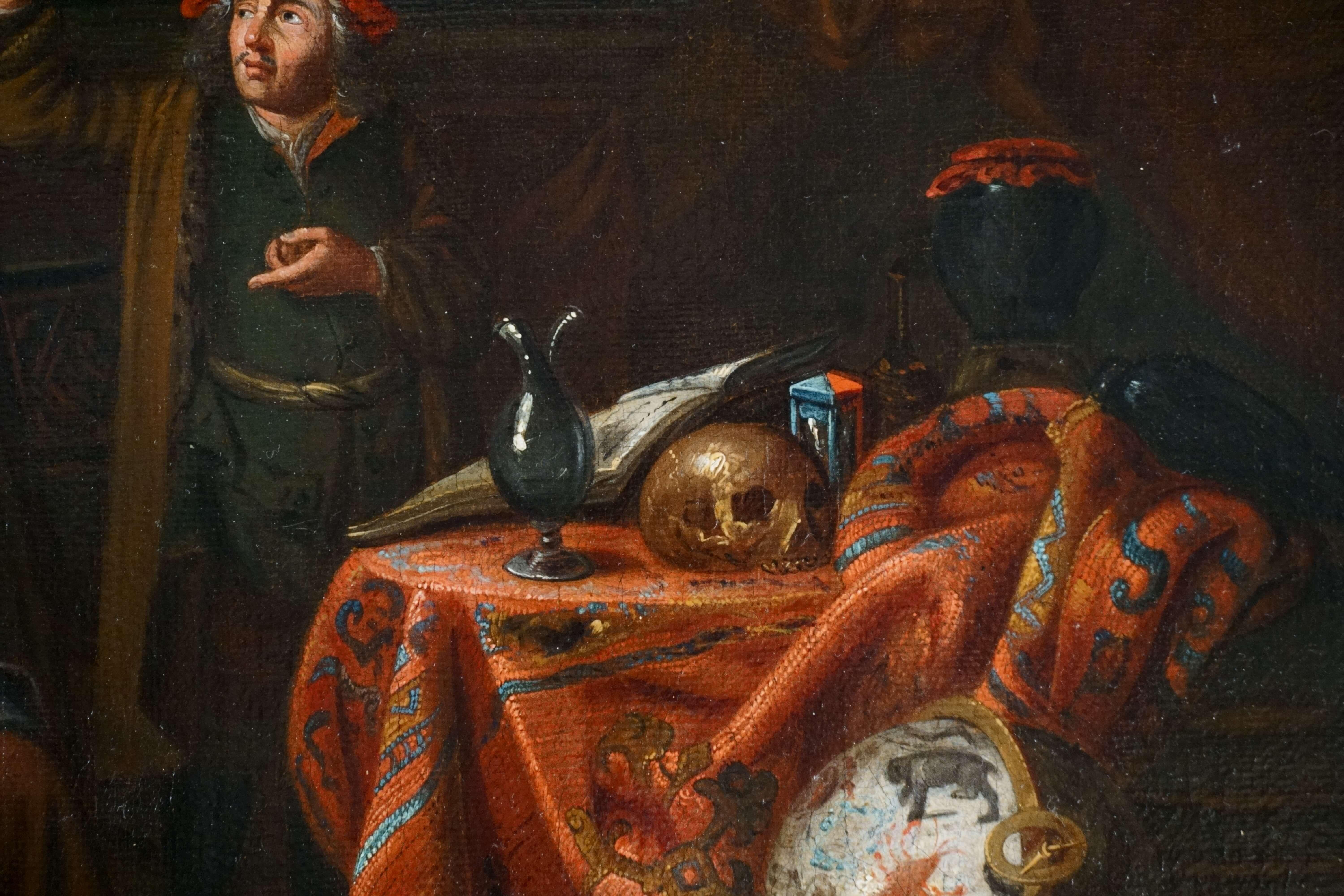 Escuela de Amberes Siglo XVII El estudio del doctor Óleo sobre lienzo Gerard Thomas 2