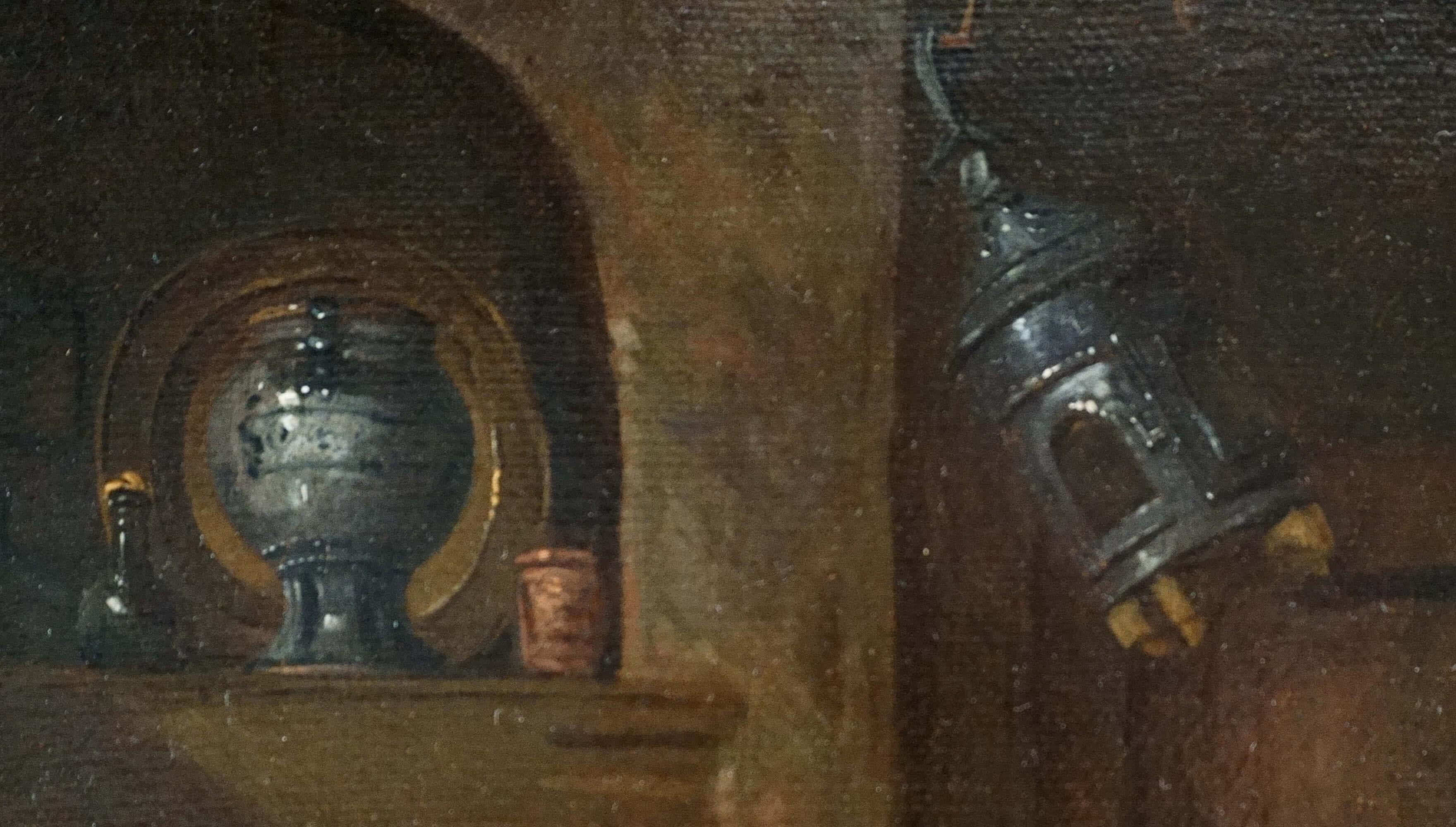 Escuela de Amberes Siglo XVII El estudio del doctor Óleo sobre lienzo Gerard Thomas 6