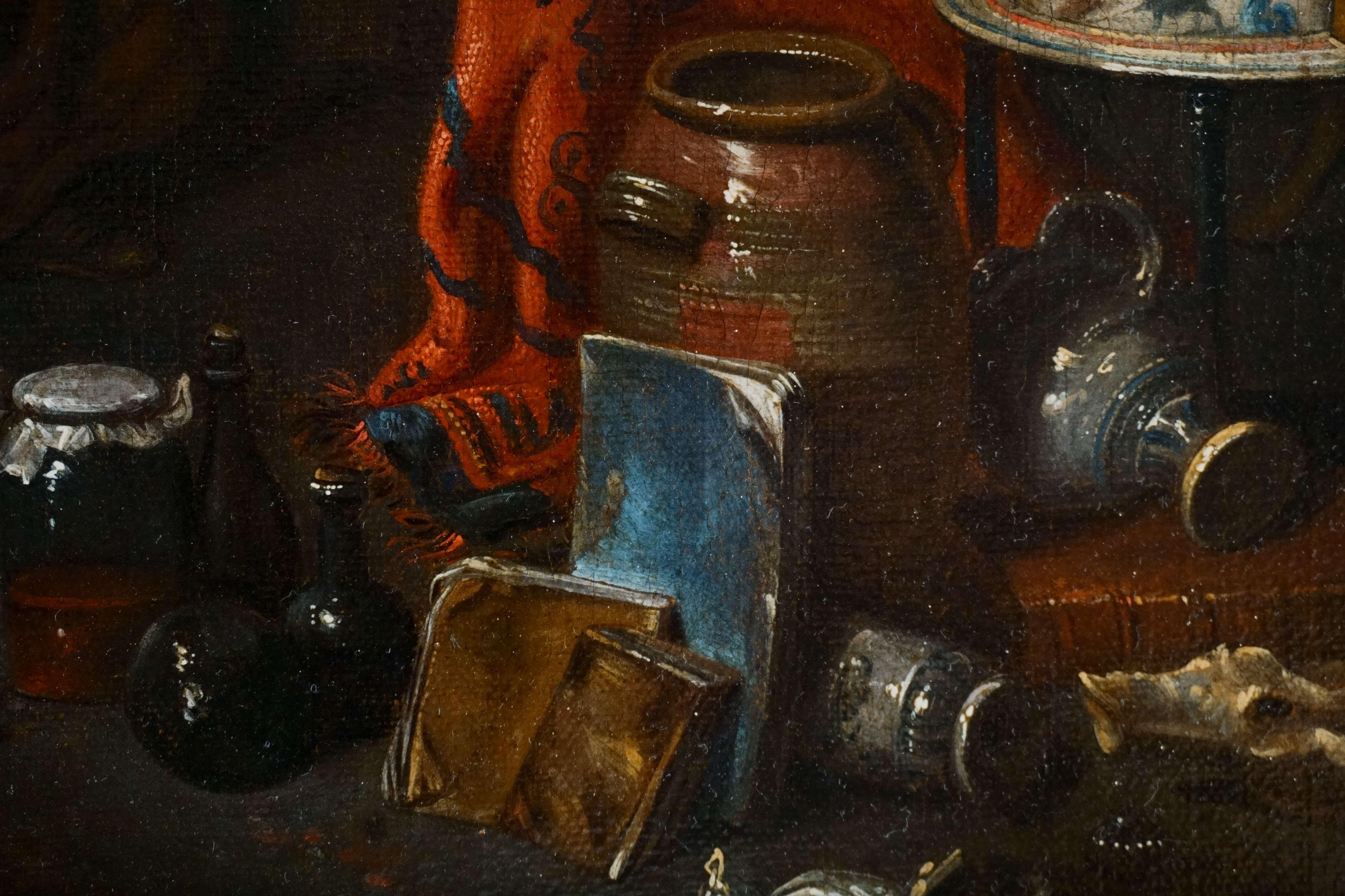 Escuela de Amberes Siglo XVII El estudio del doctor Óleo sobre lienzo Gerard Thomas 7