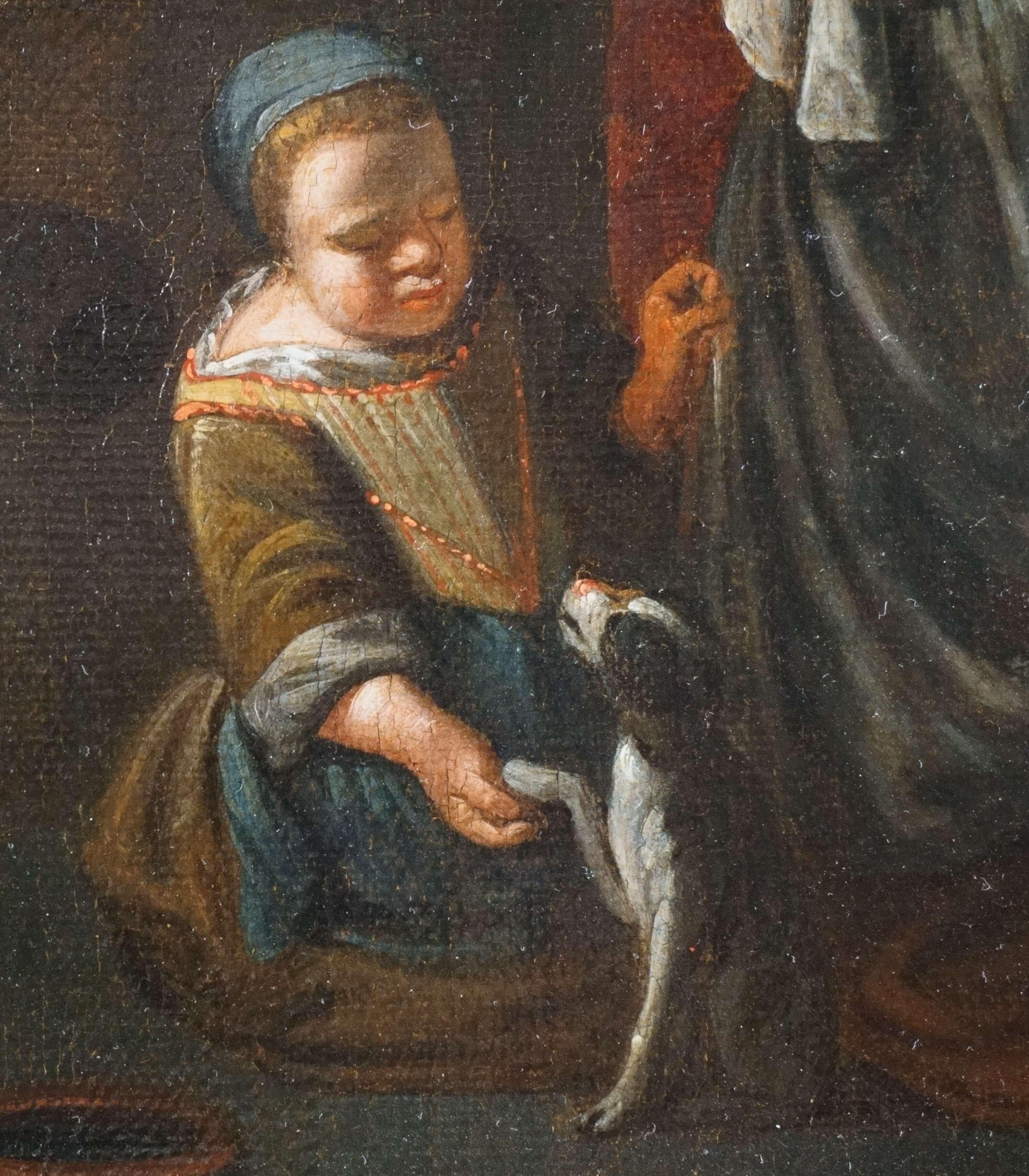 Escuela de Amberes Siglo XVII El estudio del doctor Óleo sobre lienzo Gerard Thomas 8
