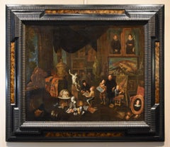 Artist's Studio Thomas Paint 17/18th Century Oil on canvas Old master Flemisch