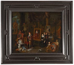  The artist's studio - 17th c. Antwerp school