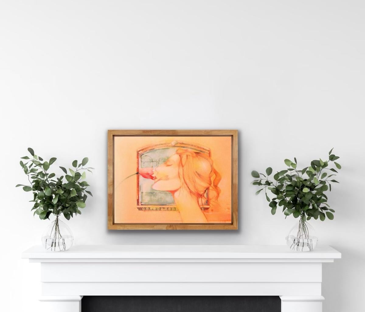Flower Reflection by Gerard Tunney, Retrato, Arte contemporáneo, original en venta 6