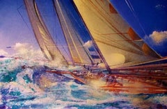 Gerard Tunney, Neptune, peinture originale de paysages marins et paysages terrestres