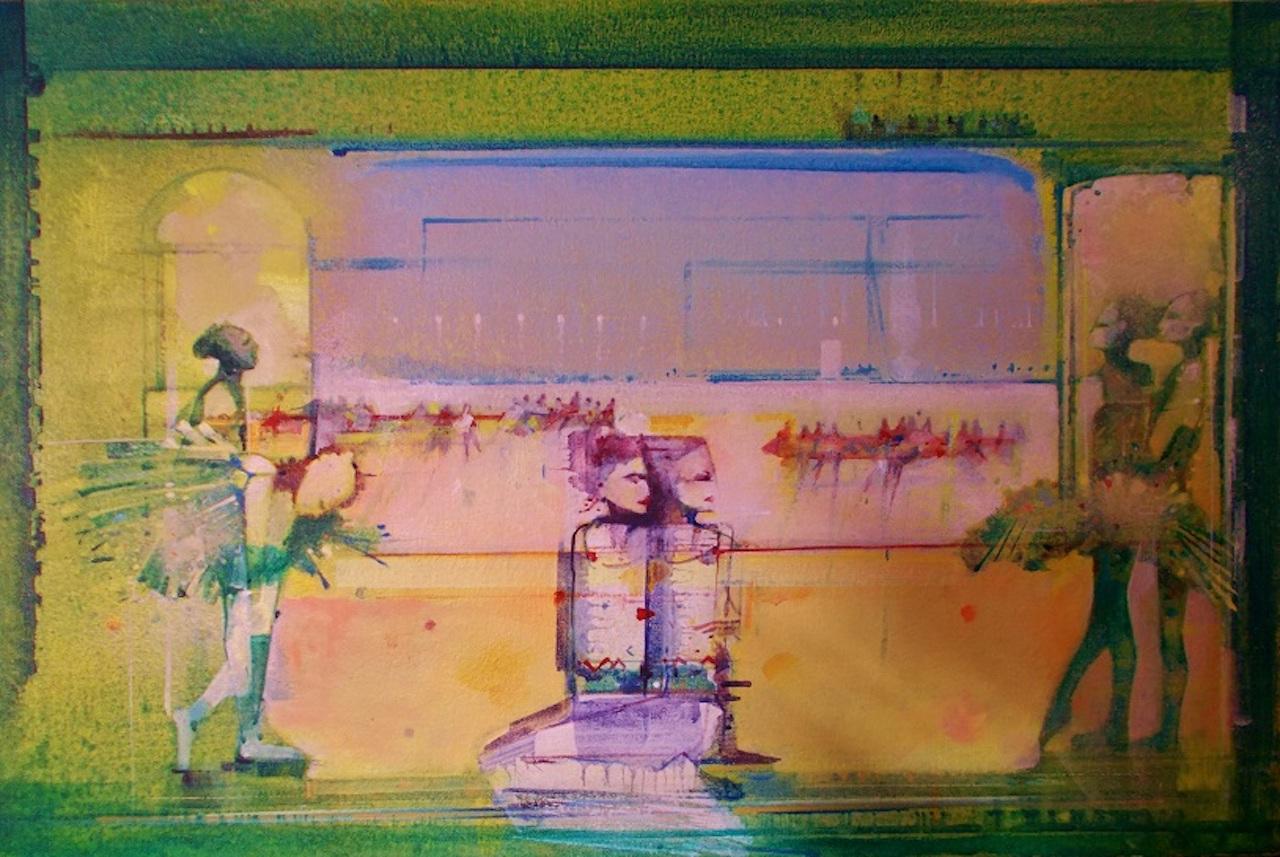 Gerard Tunney
Ballett-Probe auf der Bühne
Original figurative Malerei
Acrylfarbe auf Leinwand
Leinwand Größe: H 40cm x B 60cm x T 2cm
Ungerahmt verkauft
Bitte beachten Sie, dass die Insitu-Bilder lediglich einen Hinweis darauf geben, wie ein Stück