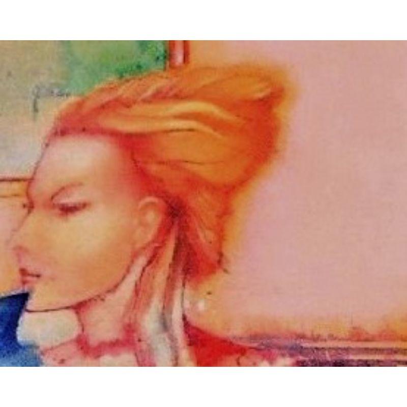 El azul británico con acrílico sobre lienzo, pintura de Gerard Tunney en venta 2