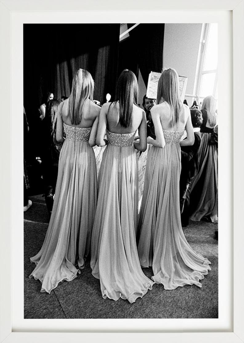 'Elie Saab Haute Couture' - three models in gowns, fine art photography, 2007 For Sale 1