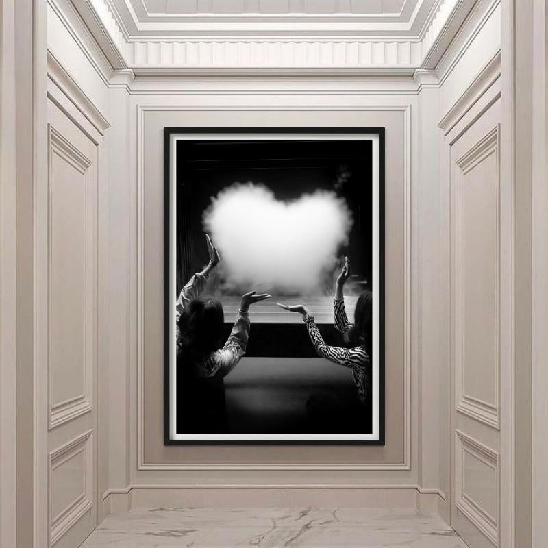 Arte del corazón - Nube en forma de corazón, Fotografía artística en venta 5