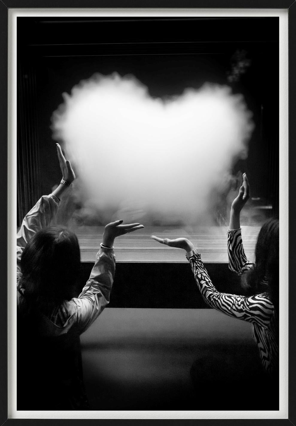 Arte del corazón - Nube en forma de corazón, Fotografía artística - Photograph de Gérard Uféras
