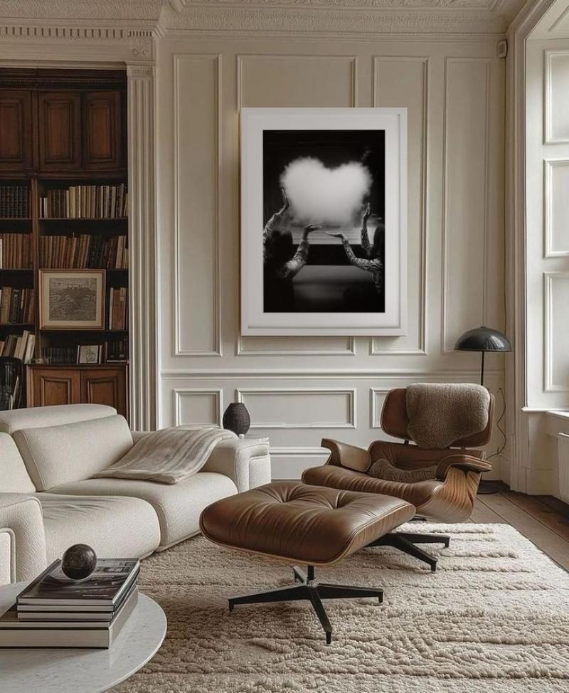 Arte del corazón - Nube en forma de corazón, Fotografía artística - Photograph Contemporáneo de Gérard Uféras