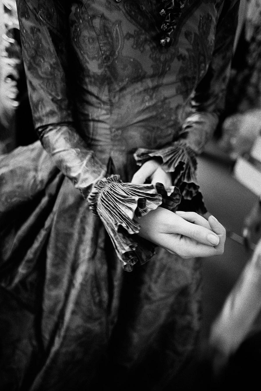 Gérard Uféras Black and White Photograph - Pierre Balmain Haute Couture 