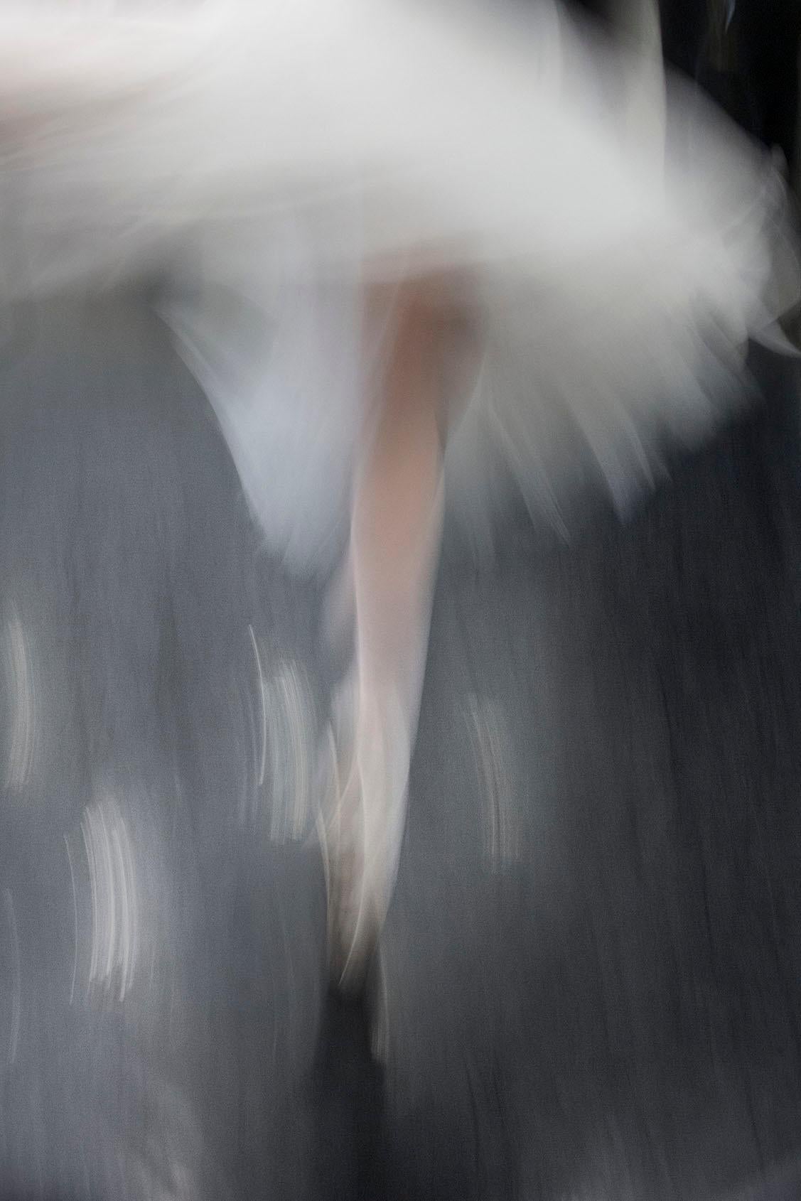 Gérard Uféras Color Photograph - Scala V - Ballerina in Tutu Running, Fine Art Photography