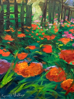 "Les Lumieres de la Boulevard", Gerard Valtier, Oil on Canvas, French, 28x23 in.