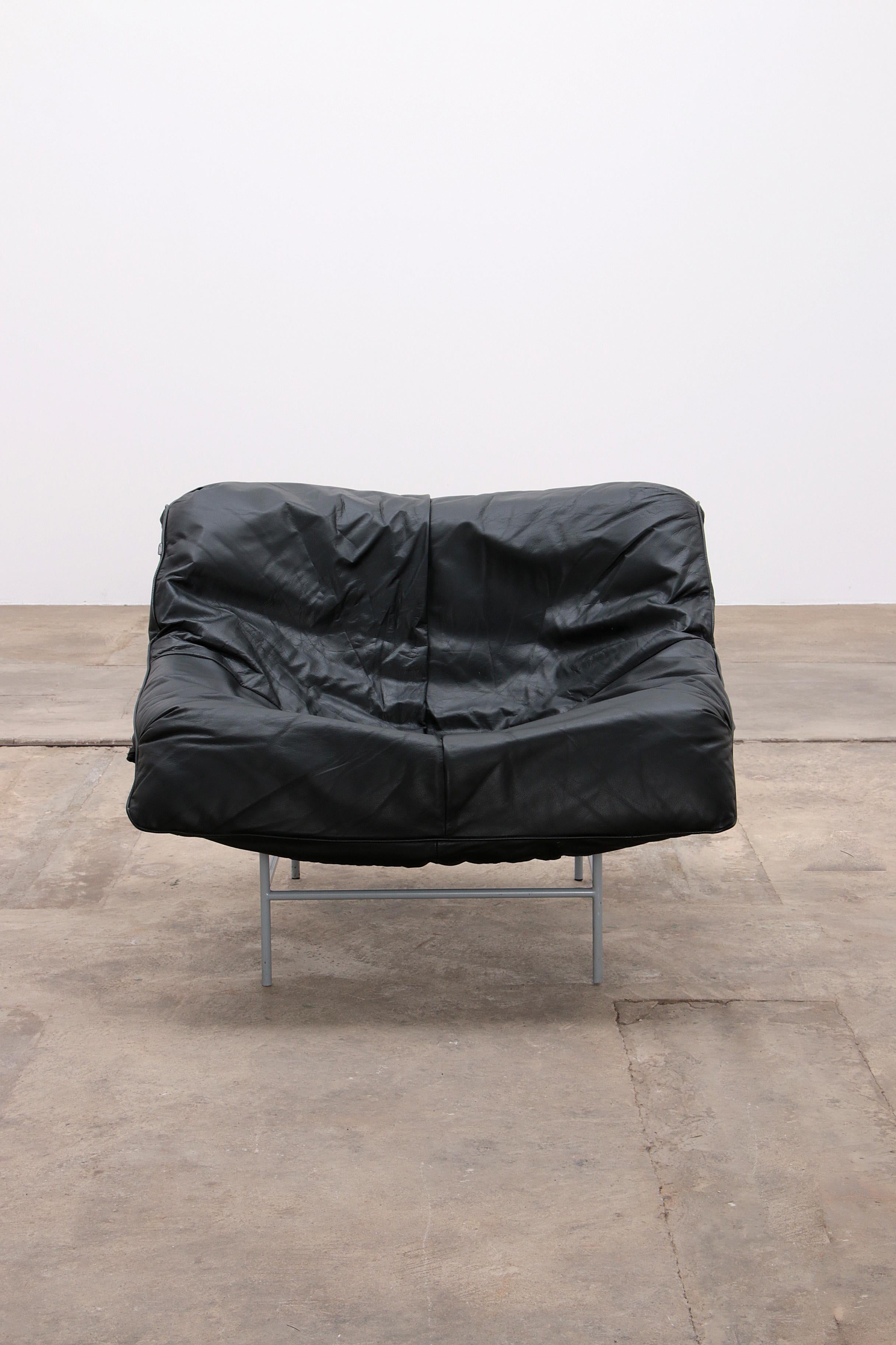 Moderne Chaise papillon Gerard van den Berg pour Montis, 1980, noire en vente
