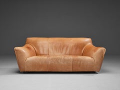 Gerard Van Den Berg for Label Canapé 'Mancha' en cuir cognac