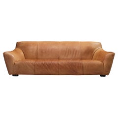 Gerard van den Berg for Label 'Mancha' Sofa in Cognac Leather