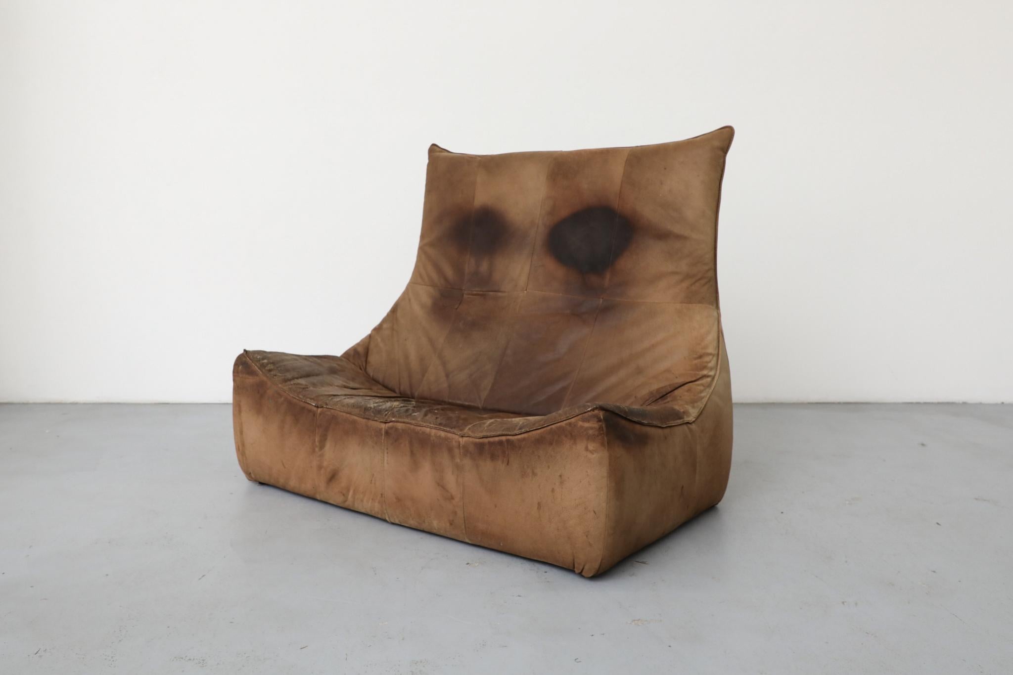 Mid-Century Modern Gerard Van Den Berg for Montis 'Florence' Two-Seater Sofa aka 'The Rock' (Canapé deux places 'Florence' ou 'The Rock') en vente