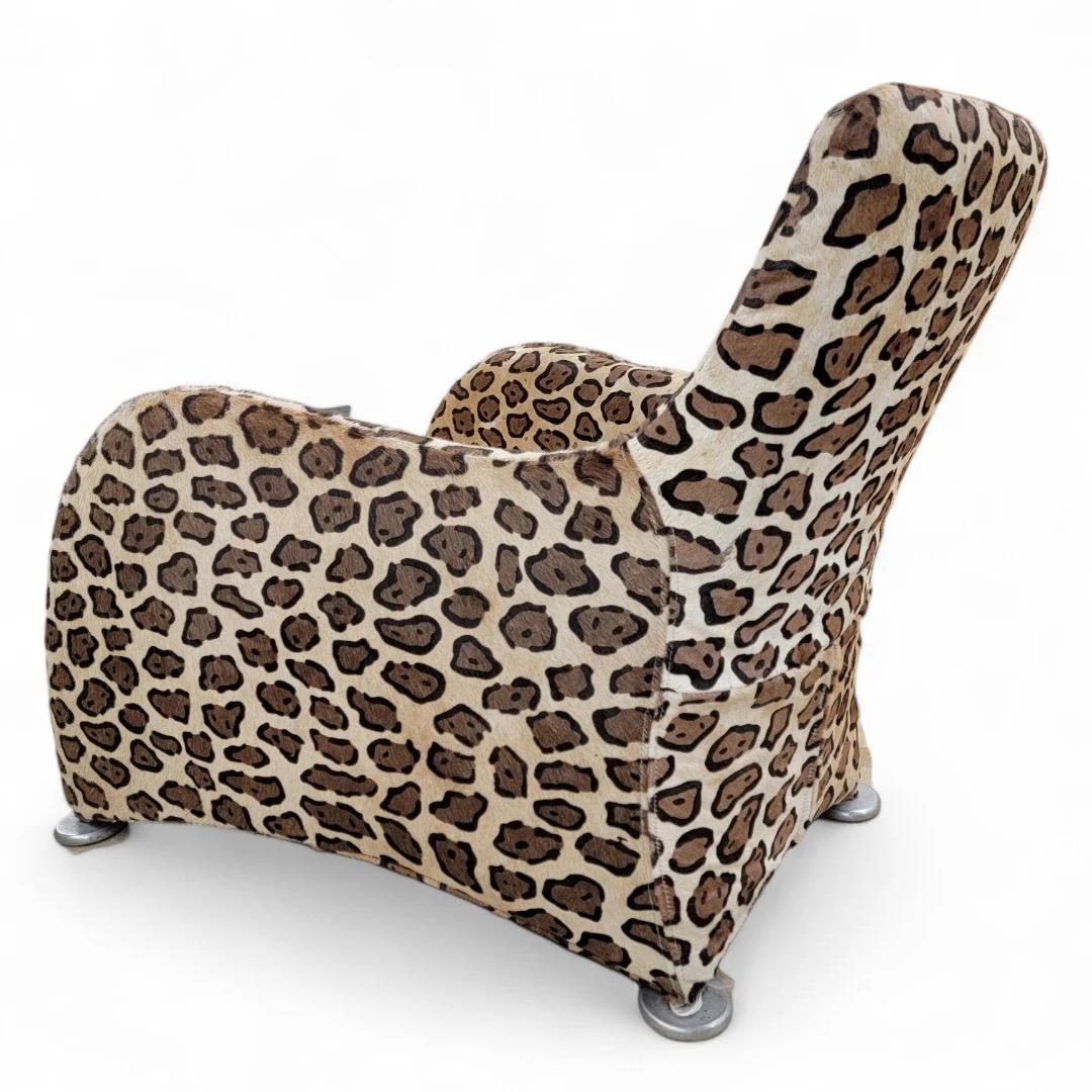 Gerard Van Den Berg For Montis Lounge Chair And Ottoman Newly Upholstered For Sale 2